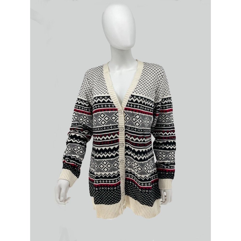 Izod Woman’s Size Large Button Up Cardigan Knit Sweater